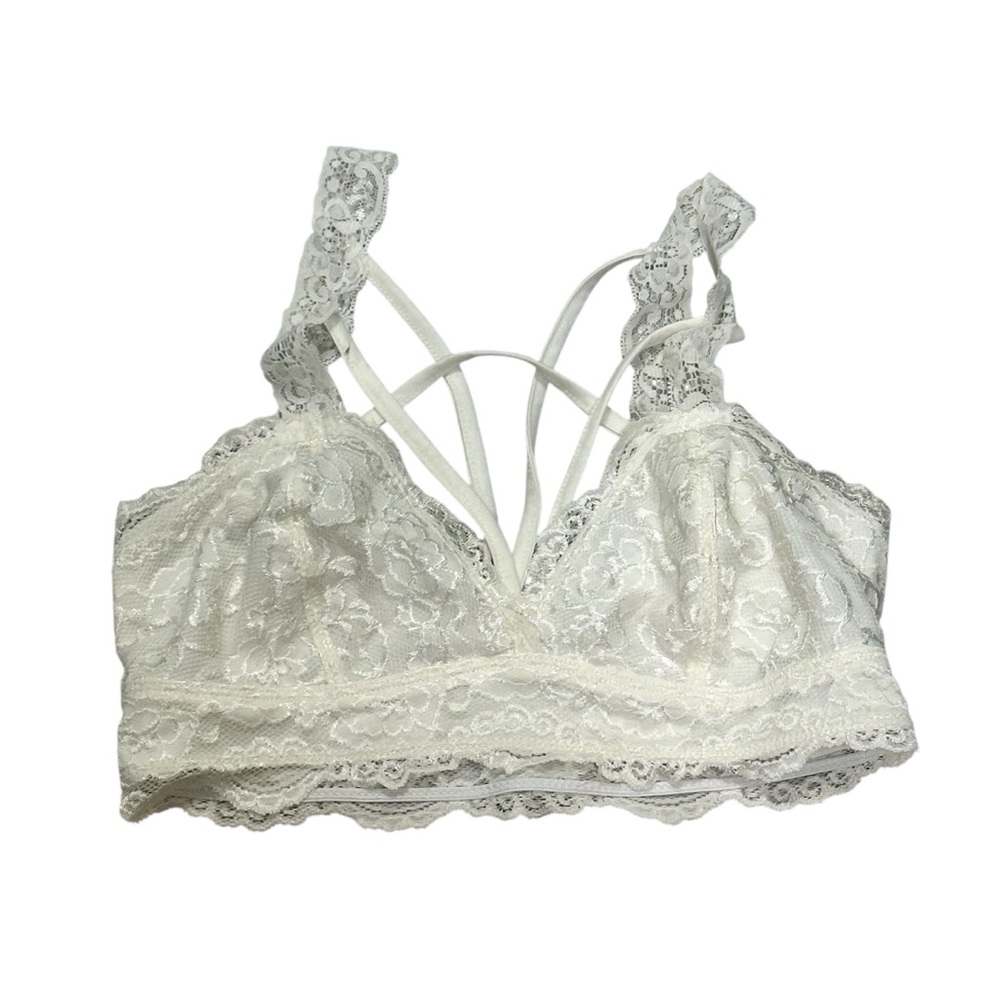 Lace Ivory Bralette from Francesca’s